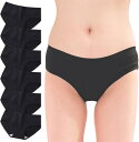 使い捨てパンツ 6枚セット 黒色 ディスポパンツ ブラック ショーツ女性用 使い捨て下着レディース 個包装 旅行用 入院 旅行防災 出張用