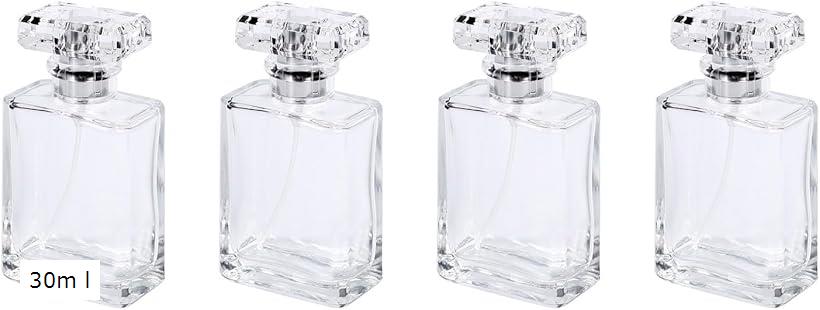 香水アトマイザー スプレーボトル 持ち運び ガラス 詰め替え ミニサイズ 小型 香水瓶 携帯用 30ml 30ml