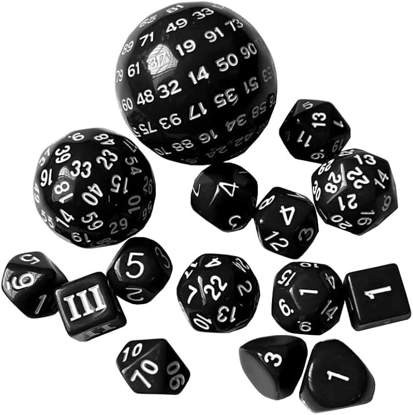 多面体サイコロ セット 100面ダイス 15個 手品 テーブルゲーム ボードゲーム パーティー用品