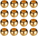 約100個/セット 大穴ビーズ 6x4mm メタルビーズ ロンデル スペーサービーズ 糸通しビーズ 丸玉 ラウンドビーズ 基礎パーツ 金具セット ジュエリー DIY用 手芸用品 手作り素材 ゴールド