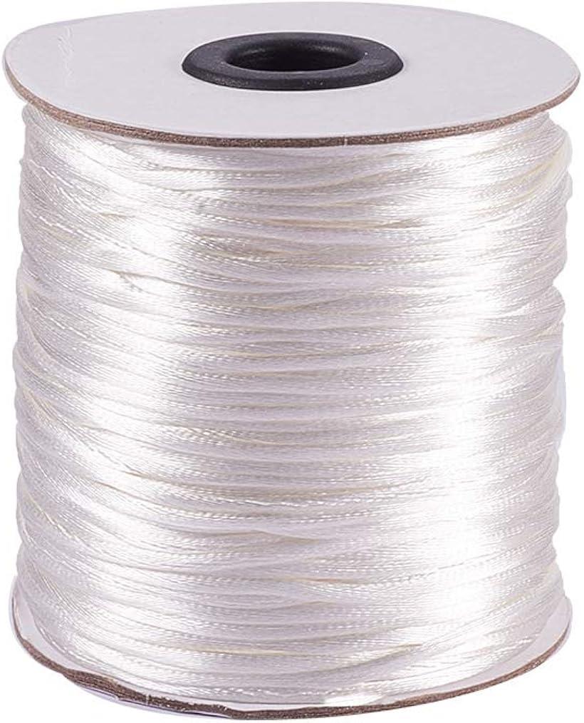1巻き 約100ヤード/巻き 直径2mm ナイロンロープ ナイロン糸 結び紐 手芸 工芸 ナイロンコード 手編み ブレスレット ハンドメイド 中国結び用