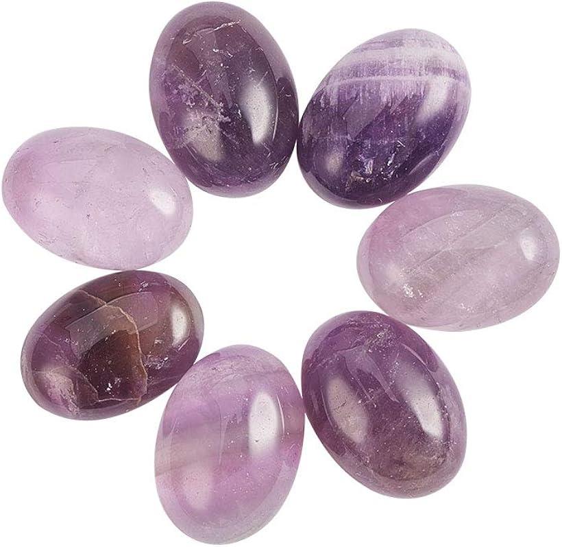 約20個セット オーバル アメジストビーズ カボション イヤリング用 ペンダント