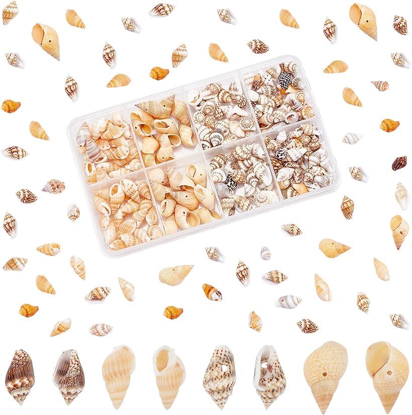 約260個 シェル 貝殻 セット ミックス ビーチ デコ素材
