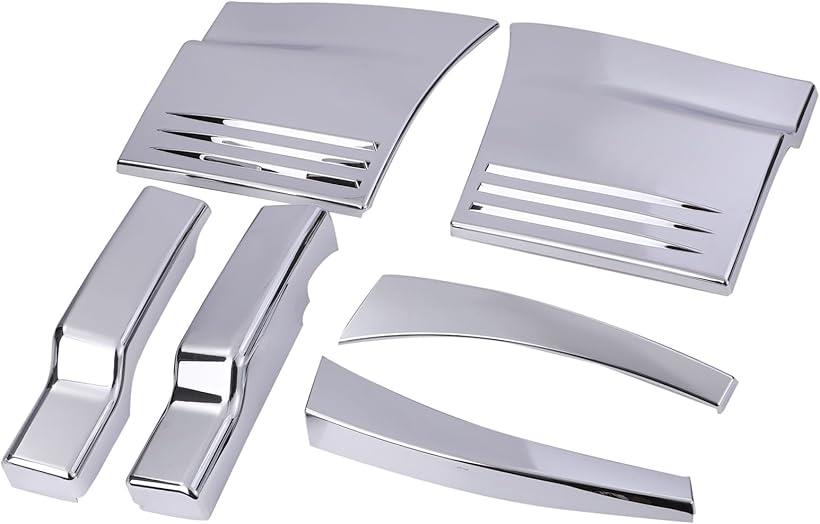 互換品日野 グランドプロフィア NEW メッキ アッパー フェンダー ステップ カバー 三分割 ドア ...