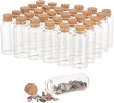 小瓶 ガラス瓶 コルク瓶 ミニボトル 30本セット 40ml コルクビン 保存 容器 保管 小分け 装飾品 インテリア 室内飾り物 小物入れ 置物 可愛い アクセサリー パーツ ハンドメイド 手芸 69x30mm