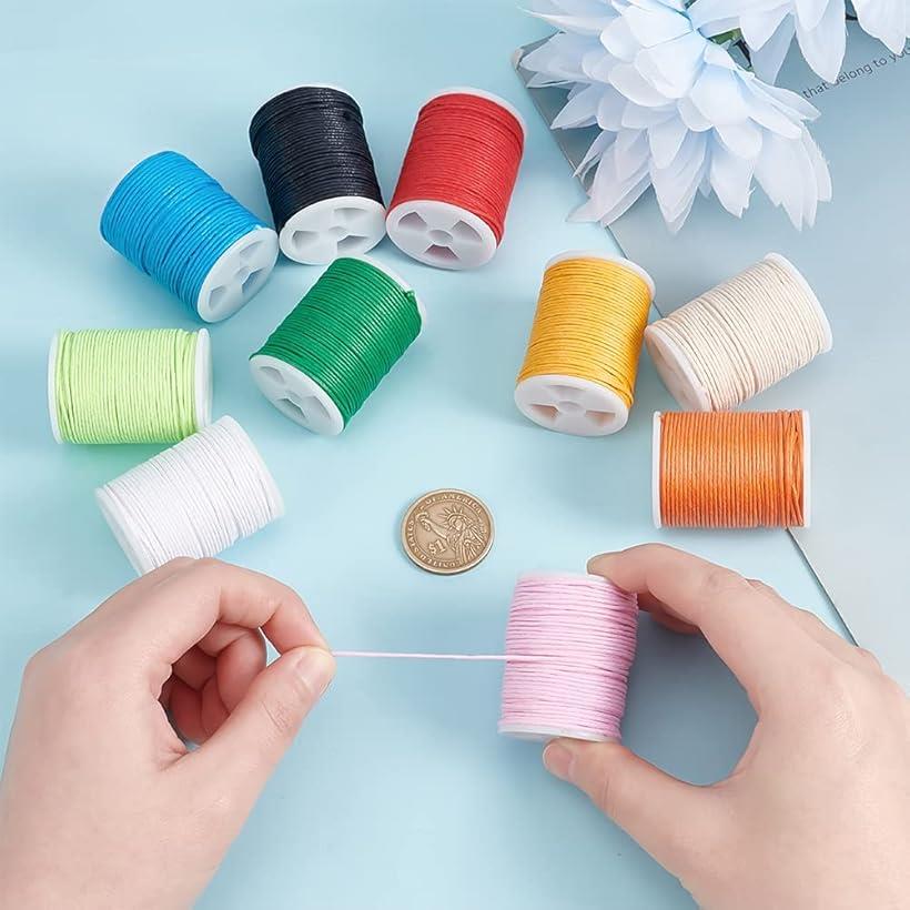 10�ĥ��å� Ϲ����ɳ ��å��������� ľ��1mm ��10m ��å����� ���åȥ� ��˥�� �� ���������꡼�ѻ� �쥶������ե� �ޥ���� DIY ������� ���奨�꡼�� ���������꡼�ѡ��� �Ԥ� ����������