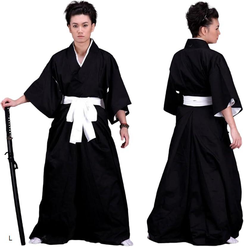 侍 武士 コスプレ ハロウィン 衣装 仮装 コスチューム 稽古着 学園祭 文化祭 着物 和装 2X L