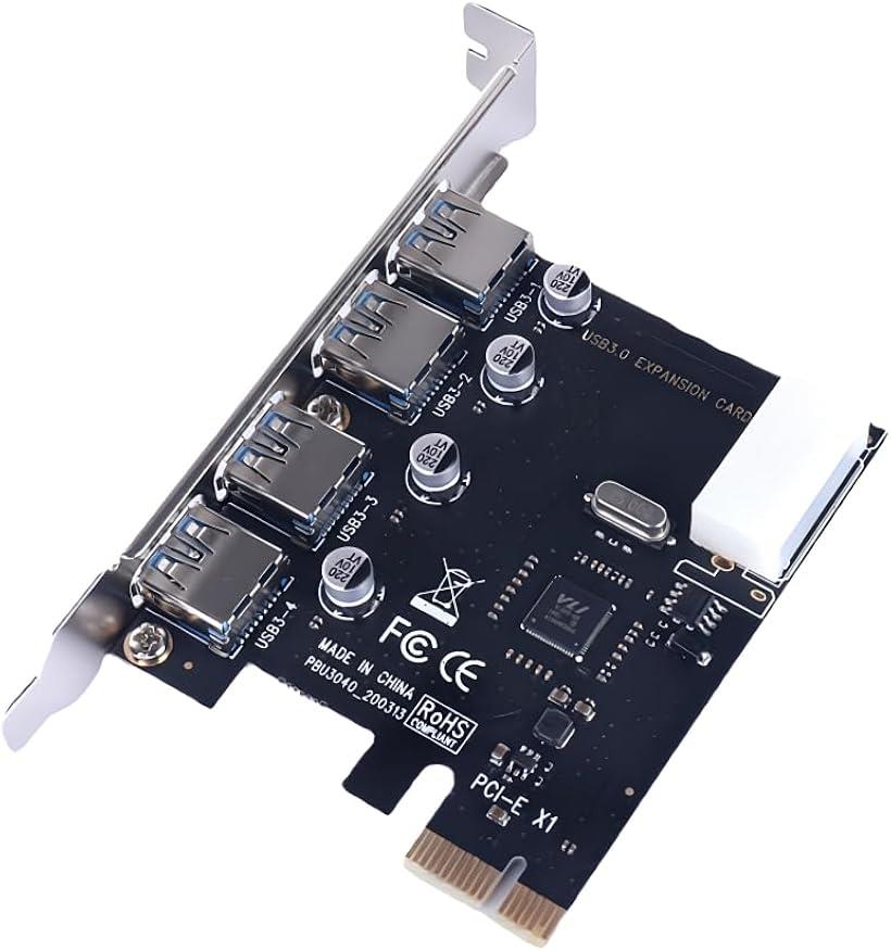 PCIE USB3.0増設カード USB3.0ポートx4 4箇所