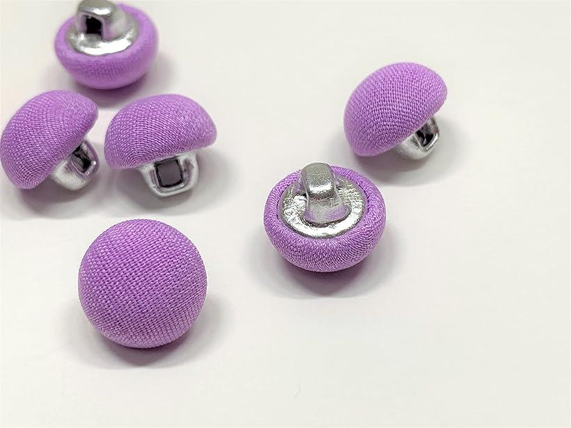 ボタン くるみボタン 10mm 10個セット ミニサイズ ハンドメイド 材料 サテンーグレー サテンーブラウン パープルA ブラック サテンーブラック サテンーグレー 2