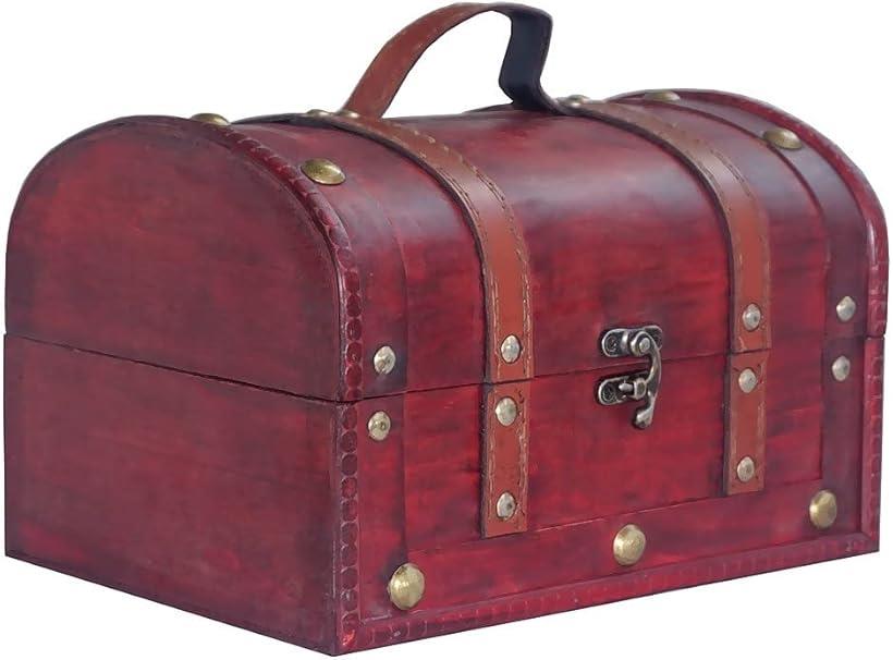 アンティーク調 木箱 宝箱 収納 ボックス ドーム型