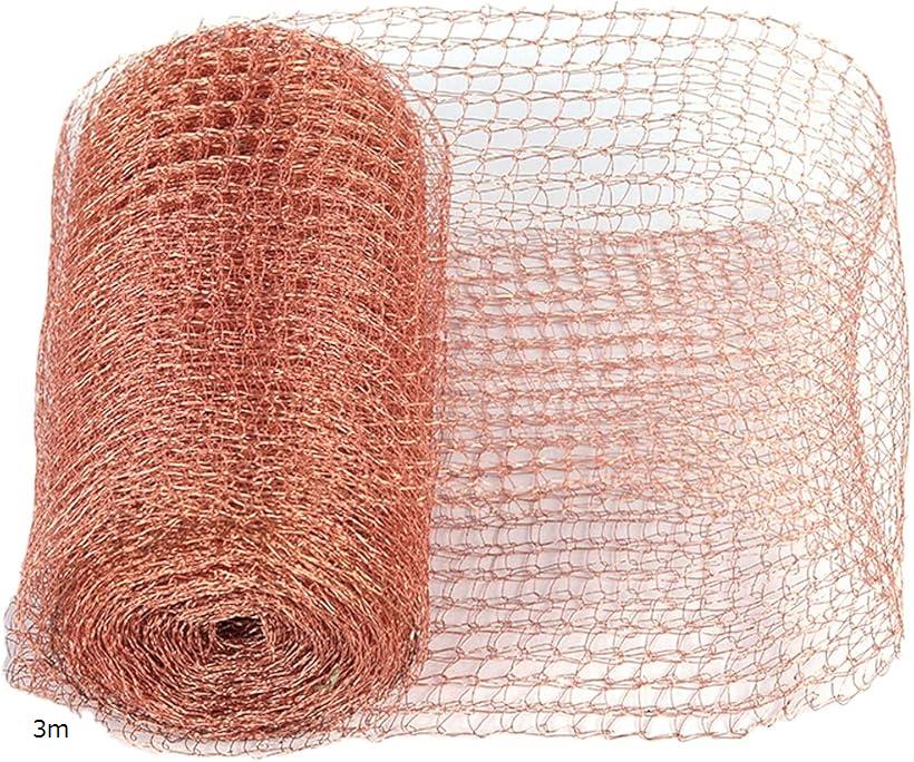 ネズミ 防止 ネット 銅ネット 銅メッシュ 金網ロール 鼠 ナメクジ コウモリ 侵入防止 害獣 対策 撃退 4..