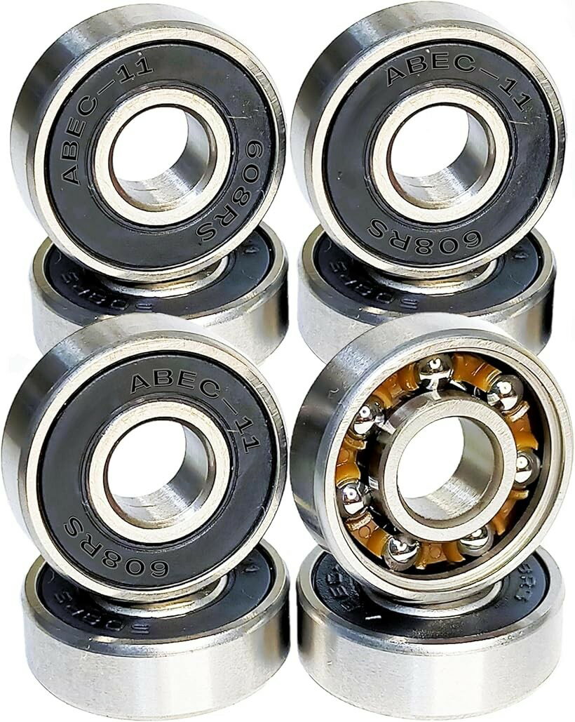 バリエーションコード : 2bjquwh2w8商品コード2b4ltwuy5o商品名スケボー ベアリング ABEC11/ABEC9/ABEC7/国内ブランドスケートボード インラインスケート ロングボード サーフスケート クルーザー ランバイク 低粘度 ルーブ スピード SKATE BEARINGS ABEC11 BLACKブランドWLNTSKATEカラーABEC11(BLACK)［Abec11高速ベアリングについて］手で回したくなる滑らかな回転。細かく研磨されたスチールボールとディープグルーブにより生み出されたスピードと耐久性。数多くの名ブランドがスピードと質を競い合った末に生まれ、スケートボード業界でしか使われない新規格ABEC11。その数字は最高に早いベアリングを表現しています。ディフォルトなルーブはドライルーブになります、そのまま使っていただいてももちろん大丈夫ですが重ねて好みのオイルをさしてもOK。［プロ品質］　低摩擦/高速-- 当たりと外れの差を最低限に減らすため一つ一つのベアリングの検品がお行われております.［ベアリングタイプ］ スチール/合金-- スピードとベアリングの寿命に最も重要なオイル＆グリースにこだわりながら数多くの名スケートベアリング工場の中で厳選し最も高品質なもの選んで仕入れております。［サイズ］ 608約(外:22mm)x(内:8mm)x(厚:7mm)-- スケートスポーツのユニバーサル基準サイズ608になります。スケートボード、サーフスケート、ロングボード、キックボード、キャスターボード、ペニー、ローラースケート、キッズ ランバイク，インラインスケートに装着可能。※ 他ネットショップでも併売しているため、ご注文後に在庫切れとなる場合があります。予めご了承ください。※ 品薄または希少等の理由により、参考価格よりも高い価格で販売されている場合があります。ご注文の際には必ず販売価格をご確認ください。※ 沖縄県、離島または一部地域の場合、別途送料の負担をお願いする場合があります。予めご了承ください。※ お使いのモニタにより写真の色が実際の商品の色と異なる場合や、イメージに差異が生じることがあります。予めご了承ください。※ 商品の詳細（カラー・数量・サイズ 等）については、ページ内の商品説明をご確認のうえ、ご注文ください。※ モバイル版・スマホ版ページでは、お使いの端末によっては一部の情報が表示されないことがあります。すべての記載情報をご確認するには、PC版ページをご覧ください。WalnutSkate スケボー ベアリング ABEC11/ABEC9/ABEC7/「国内ブランド」スケートボード インラインスケート ロングボード サーフスケート クルーザー ランバイク 低粘度 ルーブ スピード SKATE BEARINGS