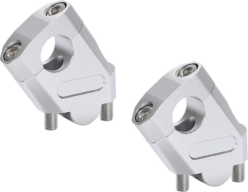 ハンドル バー ライザー 22mm ハンドル位置を高くする バイク用 ポスト セット バック スペーサー キット 汎用品