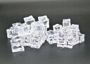 氷 ディスプレイ氷 フェイク アイス 角氷 食品 サンプル 撮影 小道具 2cm 3cm 40pcs