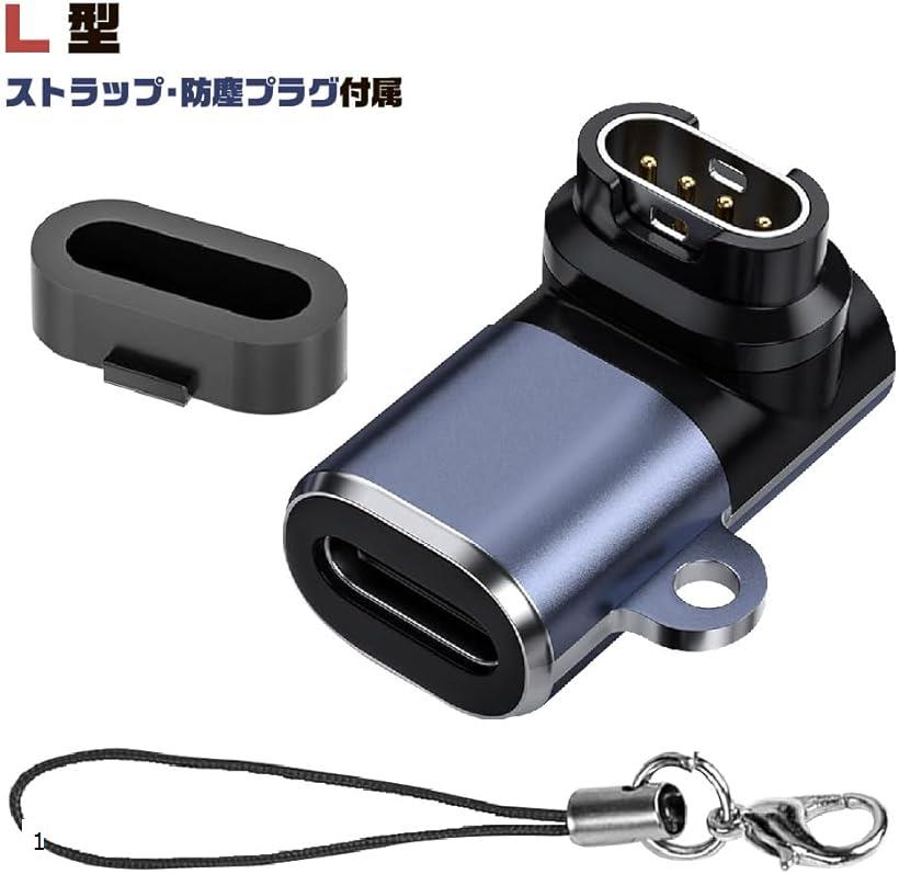 互換品互換品 ガーミン Garmin 用 変換アダプター type タイプ C 防塵プラグ ストラップ付属 変換プラグ 充電ケーブル 1