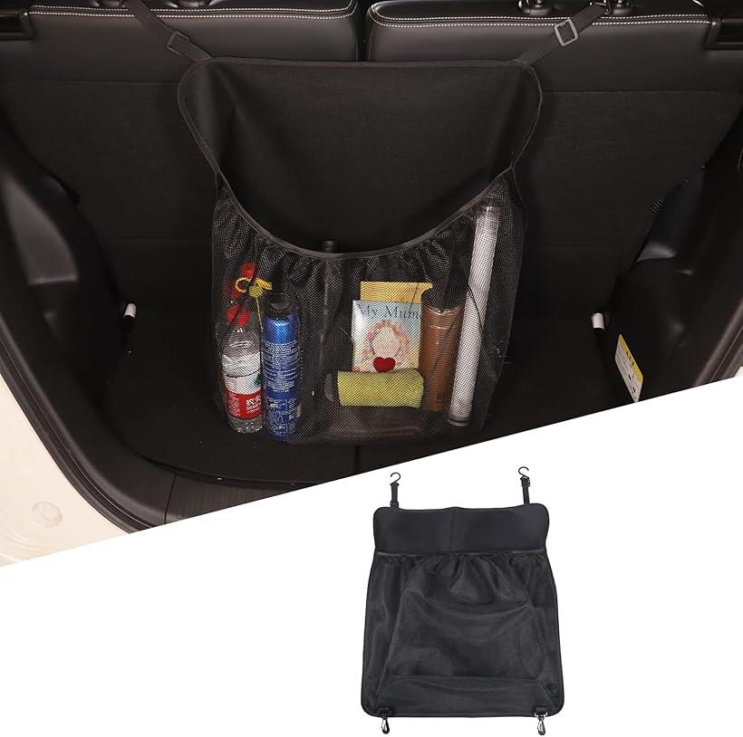 Rakuten - 互換品 ホンダ N-BOX JF3 JF4 2017-2021に対応 車の後部座席収納ネットバッグ 車用 収納ポケット 網袋 ネットポケット 収納ボックス