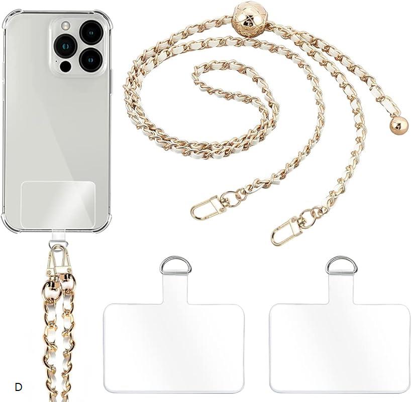 「洗練されたデザイン」：高品質のPUレザーと合金の組み合わせて編み込み、優雅で可愛さも失わなく、より魅力的なユニークなスタイルを構成しています。またレザー+メタルのデザインので、金属チェーンより軽量で長時間さげていても肩や首が痛くなりません...