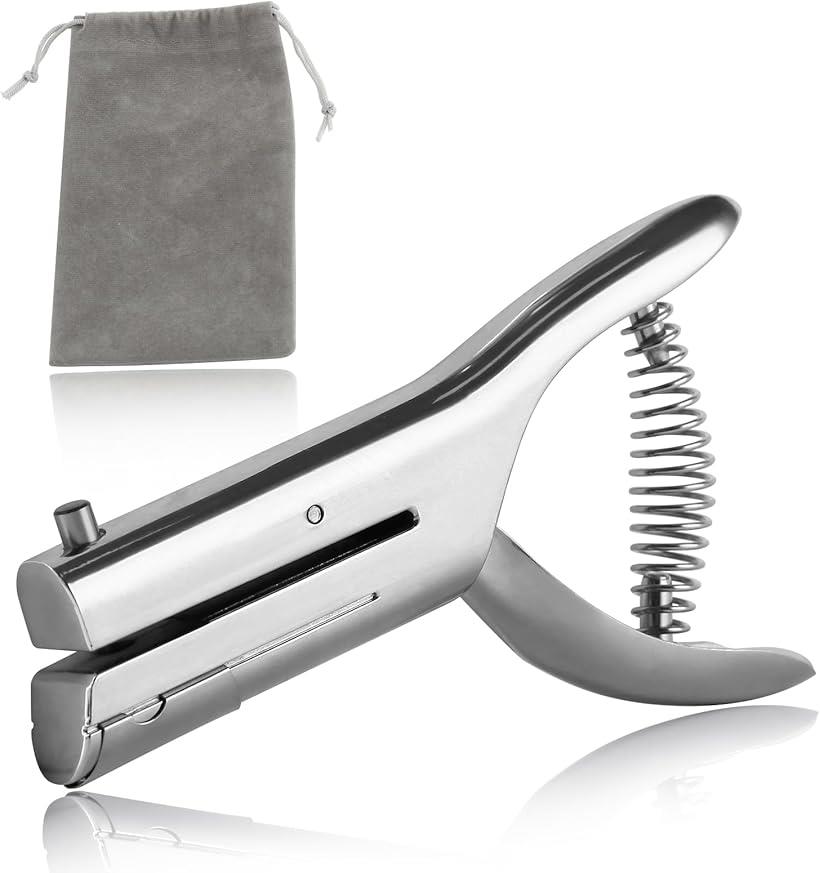 長距離パンチ 穴あけパンチ 穴開けパンチ ホールパンチプライヤー 1つ穴 金属穴パンチツール 金属ホールパンチプライヤー 高耐久あけパンチ 単穴6mm 深穴 深さ53mm