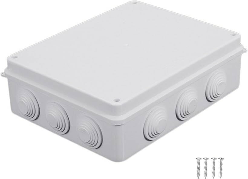 樂天商城 - ジャンクションボックス 電気ボックス 屋外 防水 ABSプラスチック 防塵 IP65規格 ホワイト