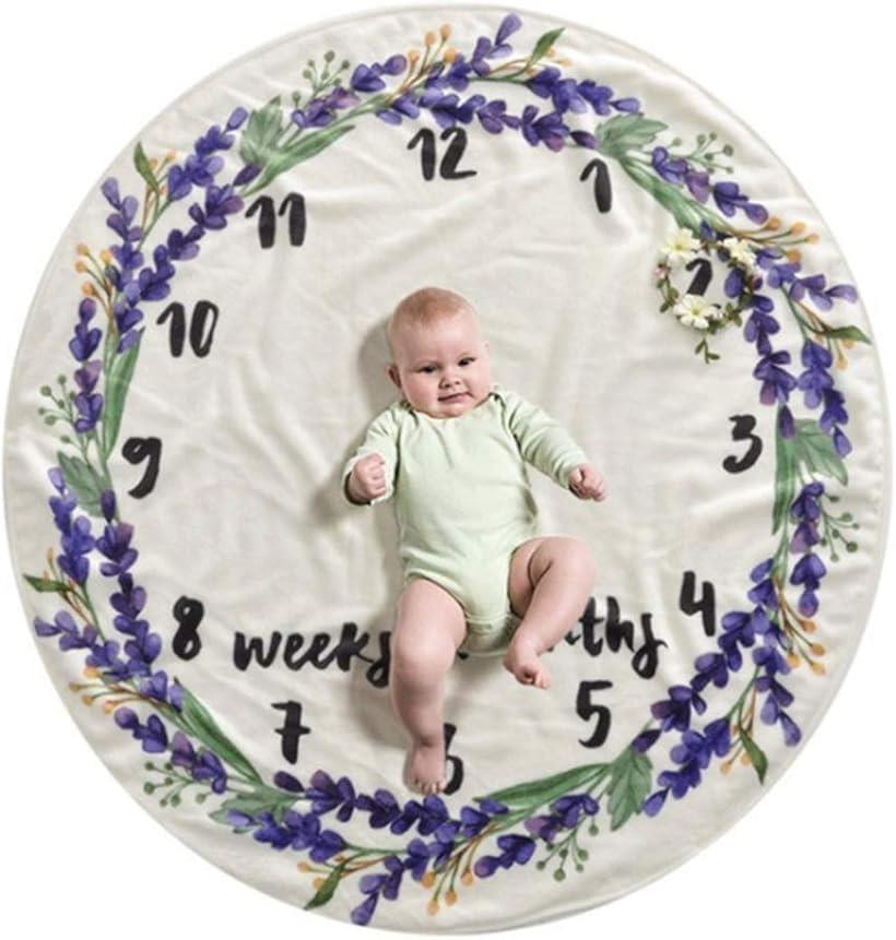 ベビー 撮影シーツ 撮影毛布 月齢フォト 新生児 出産祝い 背景布 写真 成長記録 Lavender Circle/ラベンダーサークル