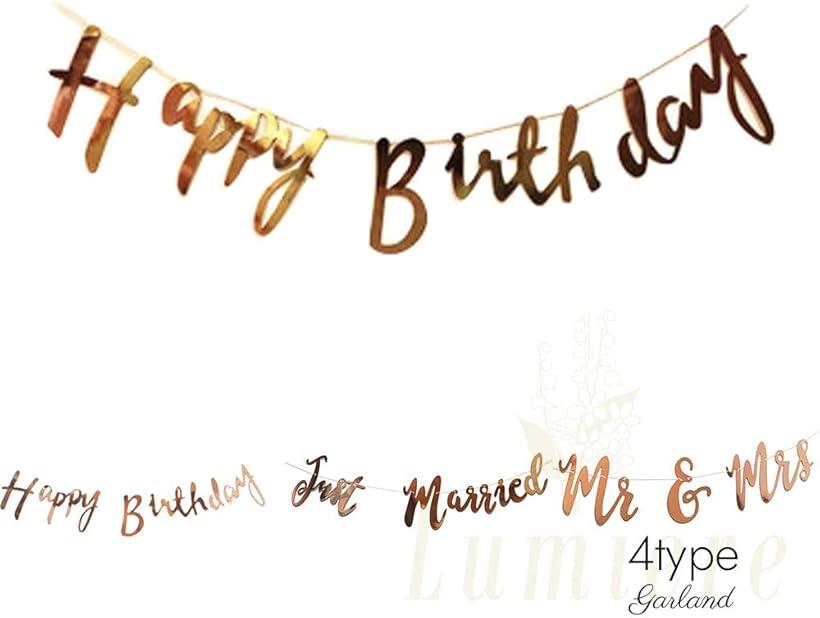 ������ �С����ǡ� �������� ���� ɮ���� ������ץ� a-b779 ������� Just Married Happy �ԥ󥯥������ Happy Birthday