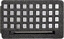 EDUCT レザークラフト ポンチ 刻印セット 打ち棒 36文字 アルファベット 数字 かしめ キット 革製品