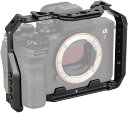 カメラケージ For Sony A7M4 / A7S3/ Alpha IV/Alpha IIIに適用 カメラ専用ケージ 拡張カメラケージ拡張撮影設備 アクセサリー 滑り止ゴム付き