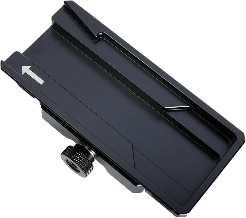 互換品 クイックリリースプレート アルカ規格からマンフロット規格へ変換 2in1 Dji RoninS/ZhiYun Weebill適用 三脚 ジンバル DSLR ー563