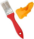 互換品ペイント ブラシ 刷毛 カラー セパレート 壁際 塗り分け 置き場所 簡単 DIY 便利