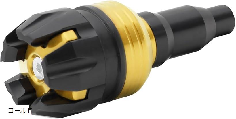 互換品マフラー ガード エンジン スライダー バイク プロテクター フレーム アルミ M10 ボルト 汎用 転倒 保護 1個 ブルー レッド ゴールド