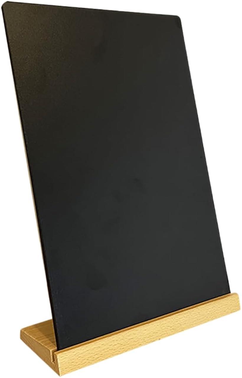 ブラックボード 卓上ミニ 黒板 メニューボード 木製 W21cmxH30cm