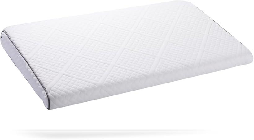 極スリム3cm 睡眠まくら 専用 枕カバー ハリと弾力 天然コットン100% 通気性 オールシーズン (ホワイト, スタンダード)