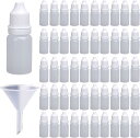 ドロッパーボトル 詰め替え 小分け 液体 スポイト 容器 50個セット 漏斗 10ml