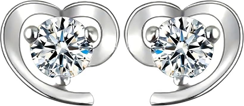 SWAROVSKI - ハート イヤリング ジュエリー 2個セット かわいい 量産型 地雷系 ハンドメイド