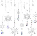 クリスマス オーナメント 16個セット クリスマスツリー 雪の結晶 飾り 屋外 アクリル 星 氷柱