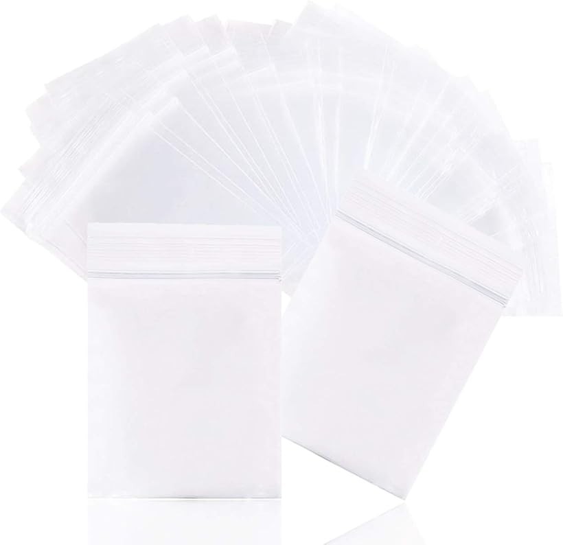 小分け袋 チャック付き ポリ袋 ミニ 厚手 透明 プラスチック 1000枚