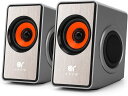 OROW PCスピーカー小型 10W出力パソコン usb接続 外付けスピーカー(2)