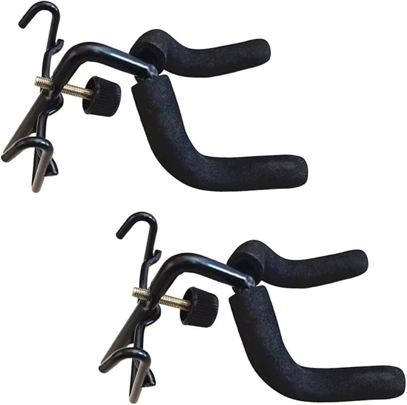 ギターハンガー ネット用 フック 2個セット 壁掛け ホルダー 全長10cm