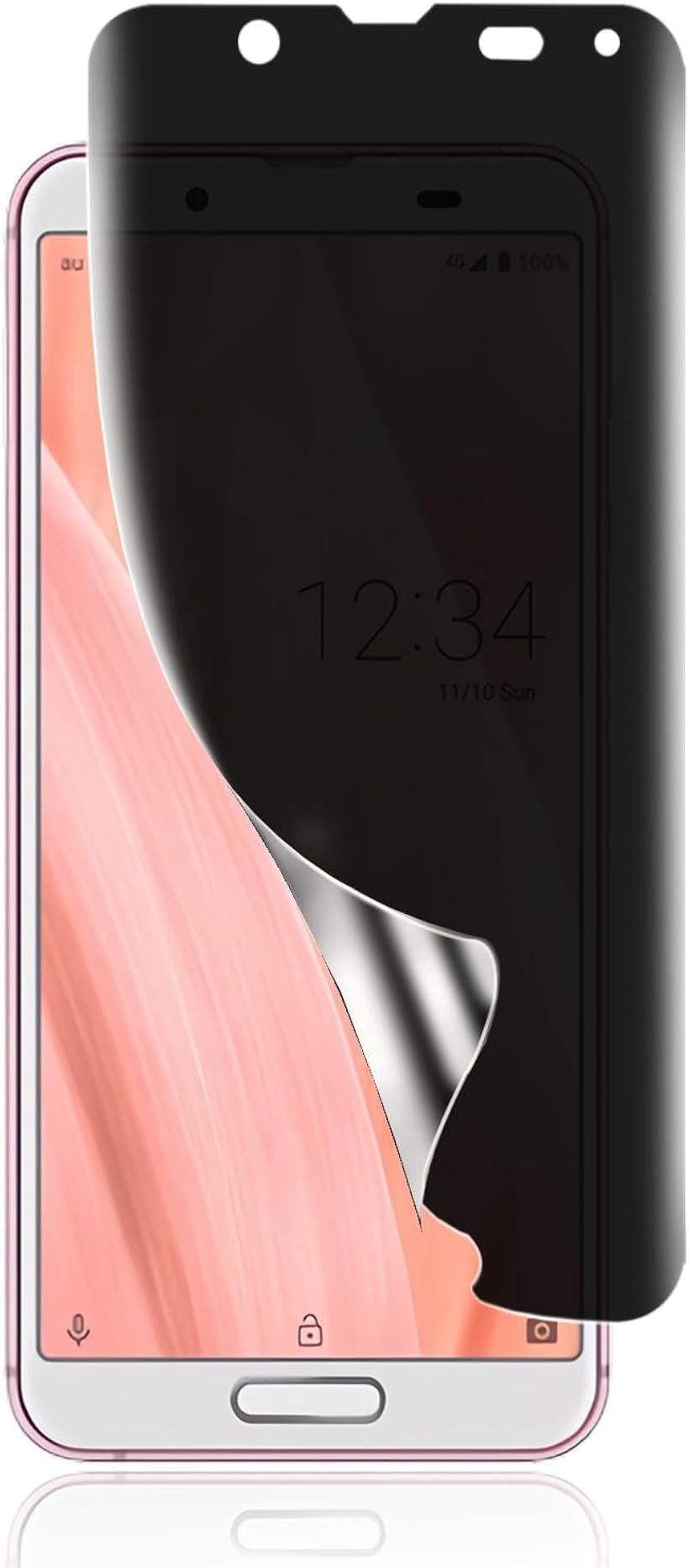 Rakuten - 1枚セットAQUOS Sense3 / lite 用 覗き見防止フィルム 指紋認証対応 柔らかいTPU素材 自動修復 SHV45 SH-02M SH-RM12 3D曲面保護ガラスフィルムインストールツール付き貼り付け簡単 (COL-499)