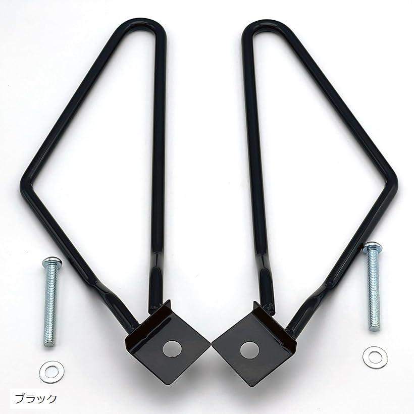 【楽天ランキング1位入賞】互換品 バイク サイド バッグ サポート サドル ステー 左右セット 汎用 金具..