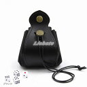 ダイストレイ さいころ4個付き サイコロ テーブルゲーム セット 巾着袋 バッグ PUレザー 六角 おしゃれ 卓上 ゲームトレイ カードトレイ 収納ボックス 財布 鍵 コイン ケース ブラウン イエロー ブラック