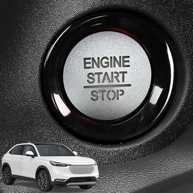 フーディ 新型ヴェゼル エンジンスタートボタン VEZEL RV3 RV4 RV5 RV6 RV系 2021年4月～ エンジンスタートカバー スタートボタンカバー ヴェゼルアクセサリー ドレスアップ 専用設計純正交換タイプ