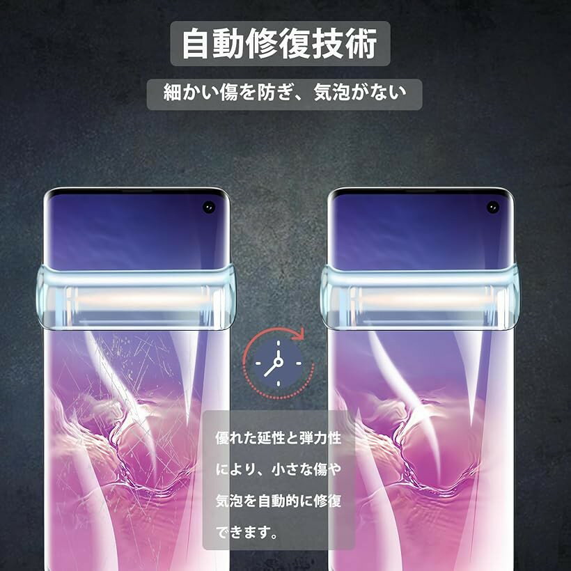 1枚 アンチグレア＆指紋認証対応Arrows N F-51C docomo フィルム 保護フィルム TPU素材 3D設計 サラサラ タッチ感 反射防止 浮き防止 気泡レス 滑り心地 キズ修復 指紋防止 全面保護 TPUフィルム