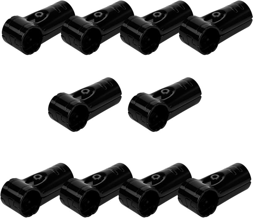 10個セット イレクターパイプ メタルジョイント Φ28mm ボルト ナット 付き 組み立て 分解 自由