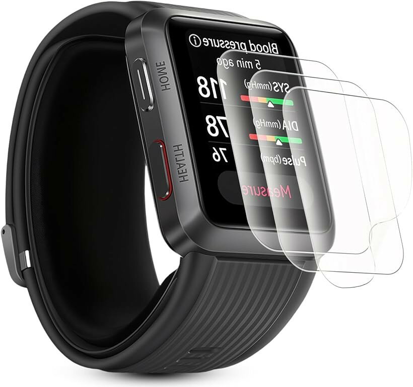 Rakuten - 3枚セットHuawei Watch D フィルム 柔らかいTPU素材 自動修復 簡単な貼り付け方 TPU保護フィルム 気泡ゼロ 高感度 指紋防止 取り付け簡単 ケースと干渉せず 対応 (VEV-VNB-0671)