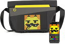Pixoo Sling Bag-V ピクセルアートショルダーバッグ 斜め掛け ボディバッグ メンズ レディース 人気 防水 レジャー おしゃれ 黒(4)