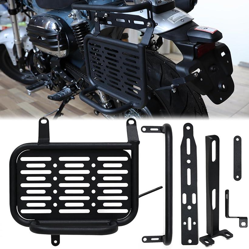 ホンダ ダックス125 サイドバッグサポート DAX125 ST125 サドルバッグサポート ST125左側専用サイドラック Dax125バッグ バイクパーツ カスタムパーツ
