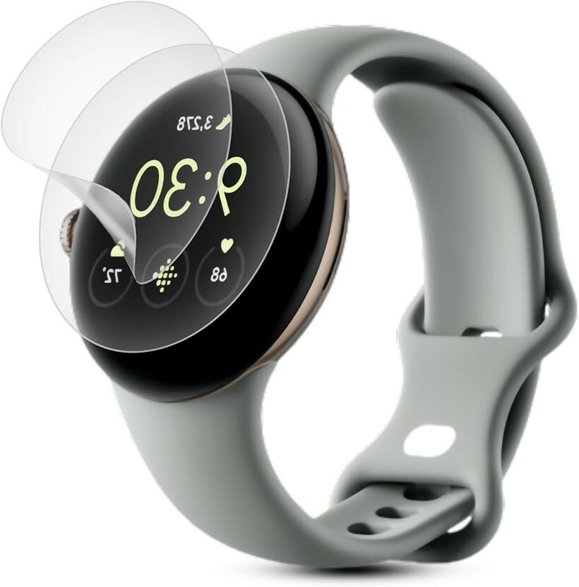 Rakuten - 2枚 アンチグレアGoogle Pixel Watch 3 202445mm用 フィルム グーグルピクセルWatch3 保護フィルム TPU素材 サラサラ タッチ感 反射防止 浮き防止 気泡レス 滑り心地 (VEV-VNB-0613)