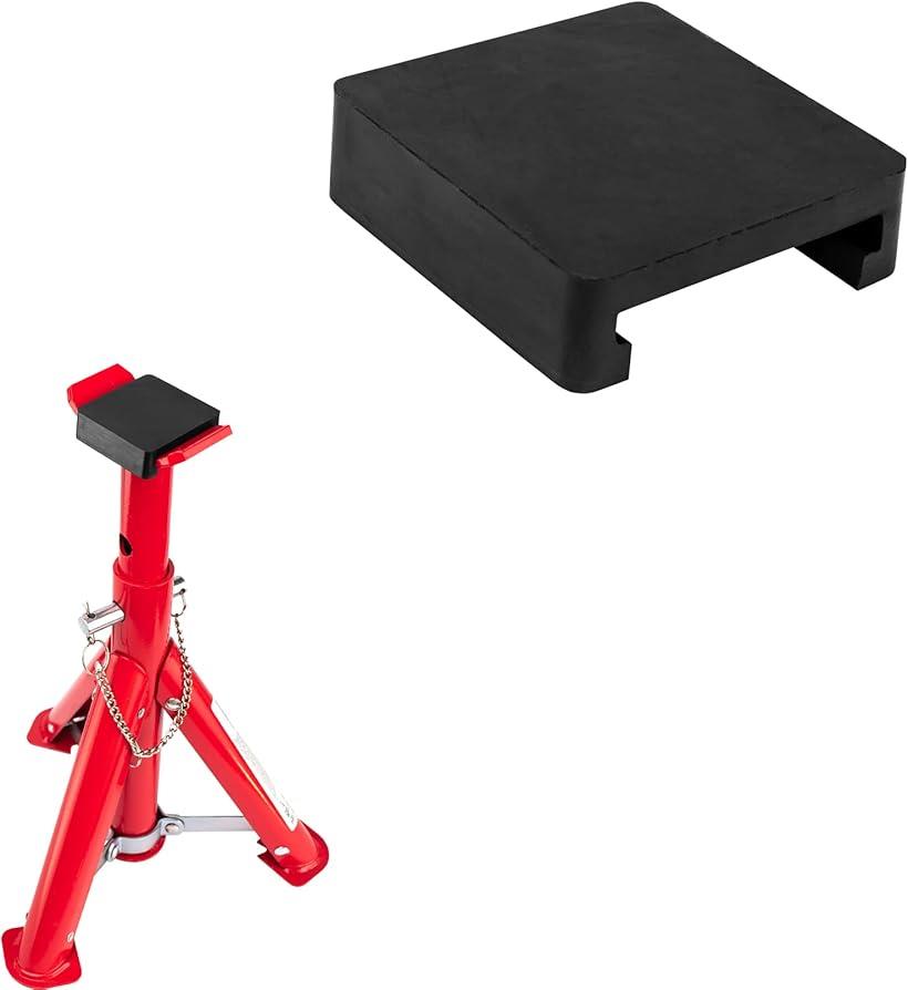 互換品 ジャッキパッド 折りたたみ式 ジャッキスタンド用パッド ジャッキスタンドアダプター 汎用 保護パット 1個入り