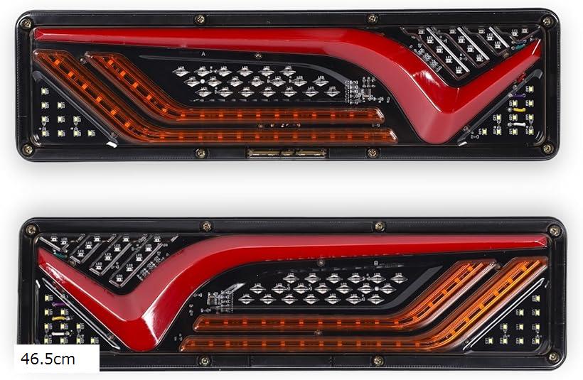 楽天市場】トラック led テールランプ 流れるウインカー（パーツ